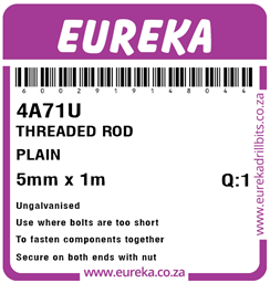 4A71 - Threaded Rod Plain -4A71_Label_T